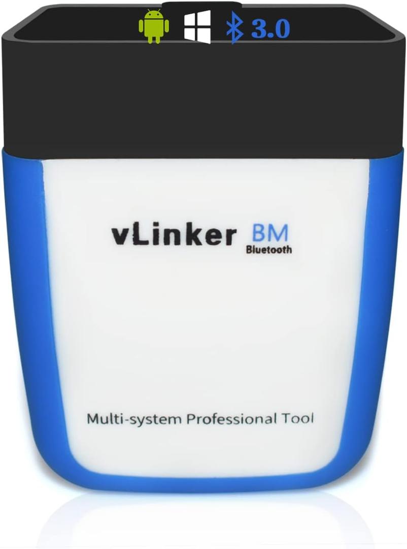 Vgate vLinker BM OBD2 Bluetooth Code Reader, OBDII Scan Tool for Android & Windows - Made for BimmerCode