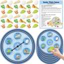 114 Pcs/16 Set Passover Play Seder Plate Game for Family Educational Passover Decorations for Jewish Party Favors Jewish Seder Meal Decorations