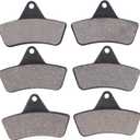 MOTOKU Front and Rear Brake Pads for Arctic Cat 250 300 375 400 454 500 650