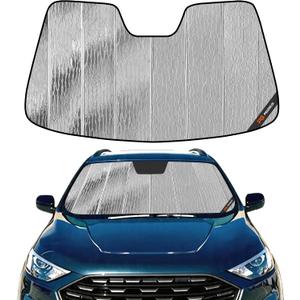 Pigenius Windshield Sunshade for Ford Edge 2015-2024, Custom Fit Front Window Shade - AstraGuard