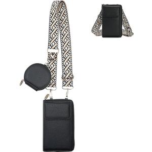 Small Crossbody Bags for Women Trendy Vegan Leather Cell Phone Purse Wallet Bag Handbag with Coin Purse &Card Slots | Small, for Women, Trendy, with Coin Purse, Card Slots (Black)