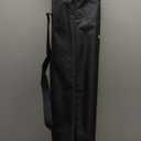 ALPHA CAMP Oversized Camping Folding Chair - Heavy Duty Steel Frame Support 350 LBS, Collapsible Padded Arm With Cup Holder, Quad Lumbar Back, Portable for Outdoor/Indoor (Black Grey)