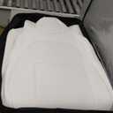 Wekar Car Seat Covers for New 2025-2026 Tesla Model Y Juniper Nappa Leather Car Interior Seat Airbag Compatible Cushion Cover Full Set Custom Fit, Nappa White, Full Set (5 Seats)