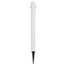 Mr. Chain Deluxe Ground Pole, White, 2.5-Inch Diameter x 35-Inch Height, Pack of 6 (95401-6)