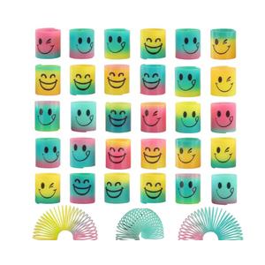 30 Pack Spring Rainbow Magic Fidget Stress Coil Mini Springs Bulk Toys for Party Favor Carnival Prize Birthday Goodie Bag Stuffers for Kids Boys Girls…