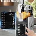 Fiii Slushie Machine 92 oz, Slushy Machine for Home, 6 Preset Programs, Quiet Operation, LED Display, Auto-Clean, No Ice Needed, Perfect for Milkshakes, Margarita Smoothie, Frappes and More