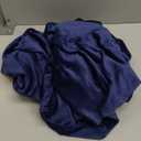 HFCNMY 2 Piece Club Chair Slipcover,Stretch Velvet Barrel Chair Covers Soft Tub Chair Slipcover Washable Armchair Cover with Elastic Bottom Blue