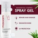 HAIR CLUB Maxxam Full Control Flexible Hold Sculpting Spray Gel with Moisturizers | UV Protection | Alcohol Free Formula 6 Fl Oz
