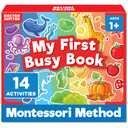 Doctor Jupiter My First Montessori Busy Book for Toddlers 1+ Year Olds | Preschool Learning Activities  Educational Travel Toys | Birthday Gift for Boys & Girls Ages 1,2,3
