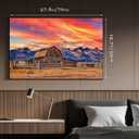 Jigsaw Puzzles for Adults, 2 Pack 1000 Pieces, Nature Landscape Mountain Scene National Park Challenging Puzzle Perfect for Family Activity Game Nights Gifts(Barn in Wyoming & Colorful Rock)