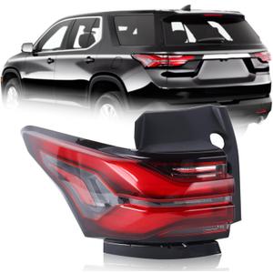 LED Outer Tail Light Rear Lamp Assembly Compatible with 2022-2024 Chvey Traverse Left Driver Side 85133095 86785340 GM2804151