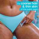 Gillette Venus for Pubic Hair and Skin, Bikini Razors for Women, Women's Razor Handle + 4 Blade Refills