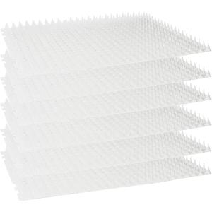Homarden Cat Deterrent at Home - Pack of 6 Pet Deterrent Mats for Cats and Dogs - Indoor and Outdoor Spike Mats for Pet Training - Durable, Lightweight, Cut-to-Size Design - White, 16.5 x 13.2 Inches