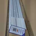 AIKVSXER 6PACK 1x4 LED Flat Panel Light Surface Mount LED Ceiling Light, 5500LM 50W TRIAC 10-100% Dimmable, 3000/4000/5000K AC120V Kitchen Lights Ceiling Flush Mount for Garage/Basement/Laundry (White)