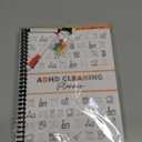 ADHD Cleaning Planner, Dry-Erase Sleeve + Paper Pages, Removable Ring Binder, Daily,Weekly,Monthly Plans, Cleaning Schedule and Checklist, ADHD Planner for Adults Women