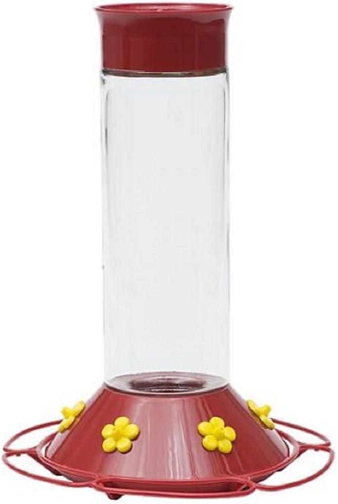 Perky Pet 209B Glass Hummingbird Feeder, 30 Oz, Red (Older Model)