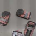 QUMY Dog Shoes for Small Dogs, Puppy Dog Boots & Paw Protectors for Winter Snowy Day, Summer Hot Pavement, Waterproof in Rainy Weather, Ourdoor Walking, Indoor Hardfloors Skid-Resistant Sole, Pink,Size 2: 1.59"x1.18"(L*W))