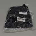 Trendy Street Basic Double-Layer Cotton Simple Stretchy Tube Pencil Mini Skirt (Medium Short, Black)