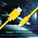 USB C to HDMI 4K Cable,4K@60Hz 2K@144Hz 2K@165Hz Ultra High Speed, 6.6FT