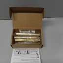 Ravinte 5 Pack Solid 5 Inch Square Cabinet Handles - Champagne Bronze Pulls for Drawers and Kitchen Cabinets - Hardware Handles