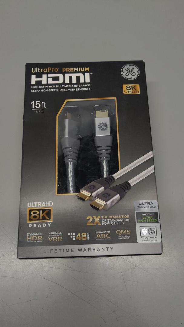 UltraPro Premium HDMI 15ft 8K UHDR Ultra High Speed Cable With Ethernet