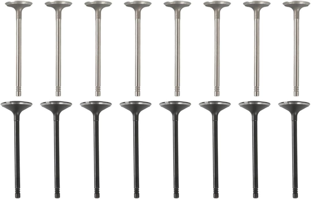 labwork 16PCS Intake Air-out Engine Valves Replacement for GM 2.0L 2.2L 2.4L ECOTEC DOHC 12622329 12615936