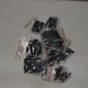 115 PCS Vacuum Connector Assortment Heat Resistance 240℃（460℉）12 Sizes Automotive Vacuum Tubing Connector Vacuum Tee Connector Assortment Kit (Black,Nylon)