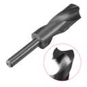 uxcell Reduced Shank Drill Bit 29mm Black Nitride Coated with 1/2 Inch Straight Shank, High Speed Steel HSS 9341 Twist Drill Bit for Stainless Steel Alloy Metal Plastic