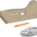 87380-4BB3B,Driver Seat Trim Panel Compatible with Nissan Rogue 2014 2015 2016 2017 2018 2019 2020, Automatic Left Side Front Seat Outer Trim Finisher
