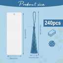 Fumete 30 Pcs Sublimation Blank Bookmark Heat Transfer Metal Aluminum 2026 Graduation Gifts DIY Graduation Bookmark with Hole and Colorful Tassels for Grad Gifts Birthday Wedding