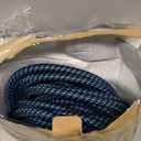 Garden Hose 50ft, Non-Expanding Water Hose Ultra Lightweight, Kink-Free Flexible Hose with 10-Pattern Nozzle, Durable & Abrasion Resistant Outdoor Hose for Yard, Lawn, Marine, RV, and Car Wash