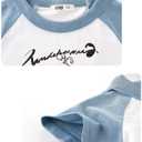 VZF 8-9T Baby Boys Shirts, 3 Pack Cotton Short Sleeve Toddler Boy Outfits