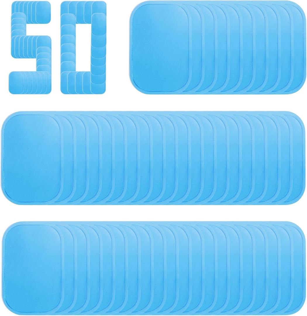 50 Pcs/25 Pack Gel Pads for Abs Stimulator Ab Trainer Replacement Gel Sheet for EMS AB Stimulator Gel Pad for All Abdominal Belts Muscle Stimulator Ab Toner