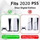 Hard Shell Carrying Case for Playstation 5 Console, Travel Case for PS5 Disc Digital Edition, Storage Bag for PS5 Controllers and Other Accessories