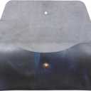 Succor Genuine Leather Utility Pouch - Leather Cash Envelope Wallet & Money Holder, Reusable Budget Organizer & Retro Clutch for Men & Women - 7.5x3.5 inch, Blue