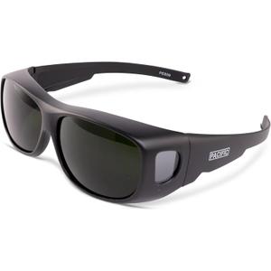 PACIFIC PPE Welding Glasses, ANSI Z87 Work Safety Glasses with Wraparound Lenses, IR Shade 5 Sunglasses for Men and Women, UV Protection