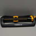 Melnor 65167AMZ XT Turbo Oscillating Sprinkler, 4,500 sq. ft., Quick Connect Bundle, 3-Way Adjustable, Black, Yellow