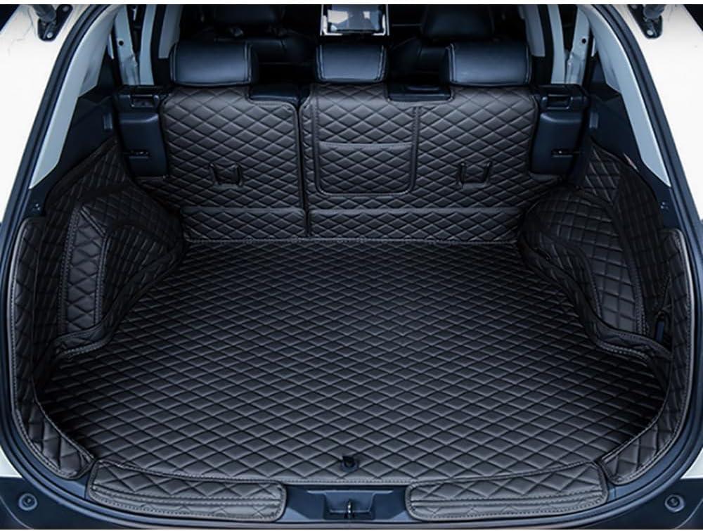 Trunk Mat Compatible with Toyota Rav4 2026-Luxury Waterproof Backseat Protector&Cargo Mat&Trunk Side Panels Pet Covers(Black/Black)