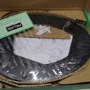 Toilet Seat, Slow Close, Soft Touch, Ultra-Smooth Matte Finish (No Orange-Peel Texture), Premium Moulded Wood, Quick Release, PIKLiDS (Black, Elongated)