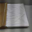 Art3d PVC 3D Wall Panel, Decorative Wall Tile in White 12-Pack 19.7"x19.7"
