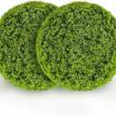 Artificial Plant Topiary Ball: UV-Anti 2 PCS 20 Inch 4-Layer Leaf Faux Boxwood Decorative Balls for Wedding, Balcony,Garden, Backyard and Indoor & Outdoor Greenery Home Dcor (Cypress)