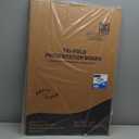 White Trifold Presentation Board 36" x 48" (Pack of 2) Self-Adhesive Science Subtitles Included - Display Exhibition Board Lightweight and Portable with Smooth Surface - By Emraw