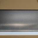 Tuanse Pre Rinse Basket with Stainless Steel Slides Commercial Strainer Basket Heavy Duty Stainless Steel Sink Drain for Restaurant Kitchen Dishwashing Sinks (23.5 x 23.5 x 4 Inch)