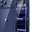 TAURI for iPhone 17 Pro Max Case, Full Camera Protection with Screen Protector, Anti-Yellowing Military-Grade Protection Shockproof Slim Phone Case for iPhone 17 ProMax, Blue