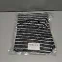 MAKABO Off The Shoulder Sweater for Women Striped Knit Long Sleeve Pullover Sweaters Tops Trendy Outfits (L)