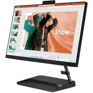Lenovo IdeaCentre 3 21.5 22 All-in-One Desktop Computer, Intel Pentium Gold 8505 8GB DDR4 RAM 256GB SSD, Windows 11, Black, Keyboard and Mouse Included (8GB Ram | 256GB SSD)