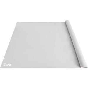 Extra Large Silicone Mat 36" x 24" Place Mats, Heat Resistant Mat for Kitchen Countertop Protector, Thick Placemats Washable Silicone Mats for Kitchen Counter Mat Dining Table Mat, Grey, Sapid (Gray)
