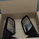 A-Premium Pair (2) Driver & Passenger Side View Mirror Compatible with Chevy & GMC - Silverado, Blazer, C/K 1500 2500 3500, Tahoe, Sierra, Yukon - Power Non-Heated Manual Folding -# 15764757, 15764758