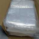 Spartan Industrial - 7 X 8 (1000 Count) 2 Mil Clear Reclosable Zip Plastic Poly Bags with Resealable Lock Seal Zipper
