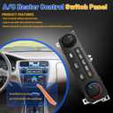 Climate Control Module AC Climate Control Panel compatible with 2001 2002 Honda Accord Replace 79600-S84-A21ZA